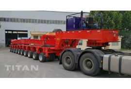 10 Axle Hydraulic Modular Axle Trailer is Ready for Senegal