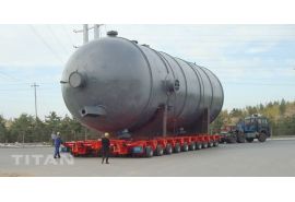 Feedback of Wind Tower Transport Trailer from Vietnam Customer