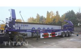 3 Axle 40 Ft Sidelifter Truck Trailer will be shipped to Fiji