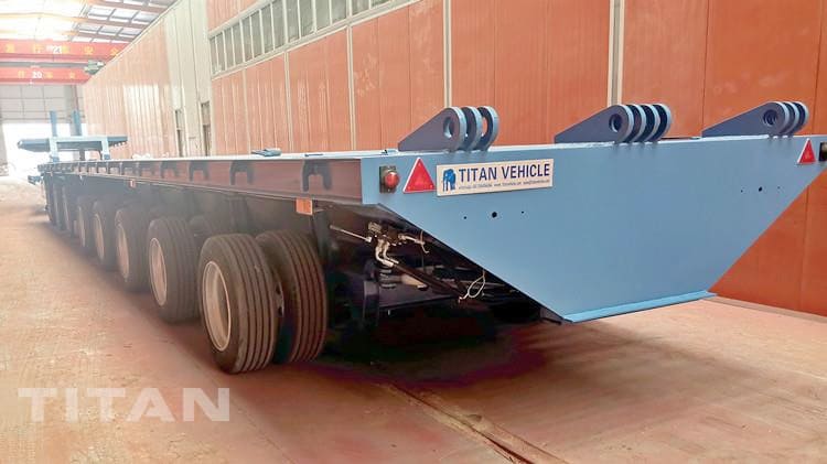 8 Axle 56m Extendable Blade Trailer will be sent to Vietnam