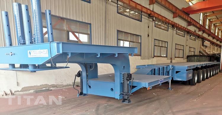 8 Axle 56m Extendable Blade Trailer will be sent to Vietnam