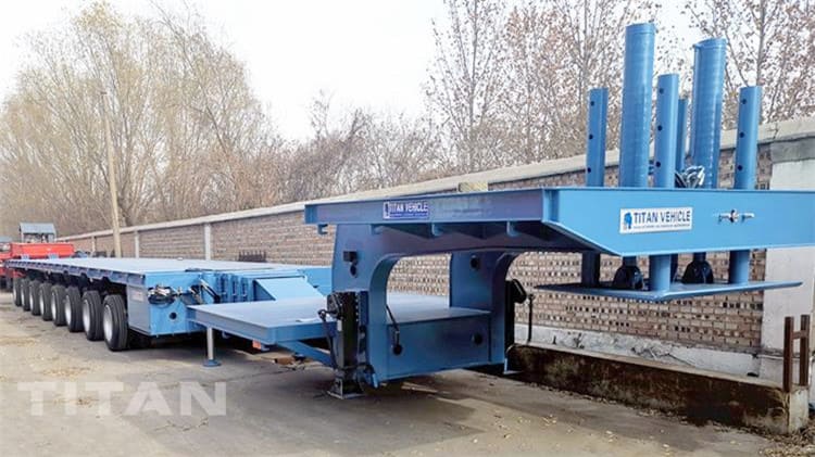 8 Axle 56m Extendable Blade Trailer will be sent to Vietnam