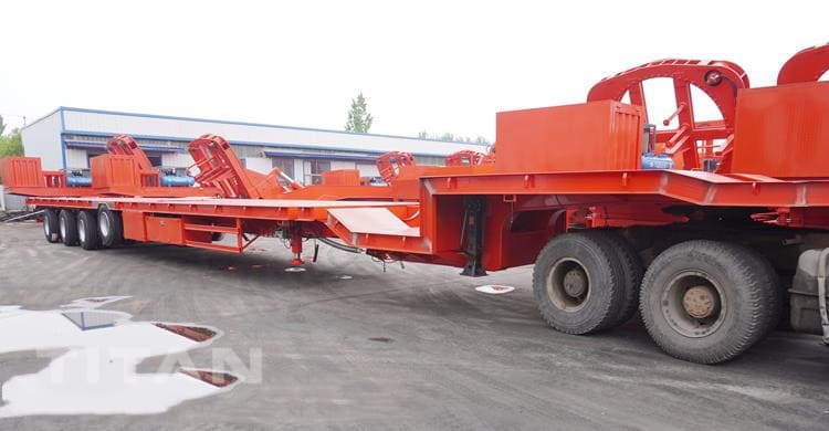 4 Axle 58 M Extendable Wind Blade Trailer will be sent to Kazakhstan