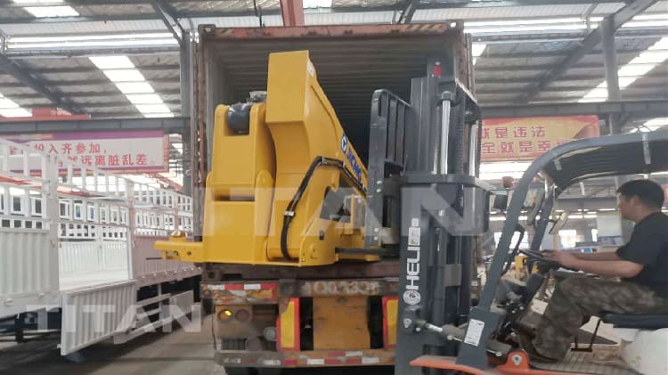 40Ft 37 Ton Container Side Loader Trailer is going to sent to Senegal