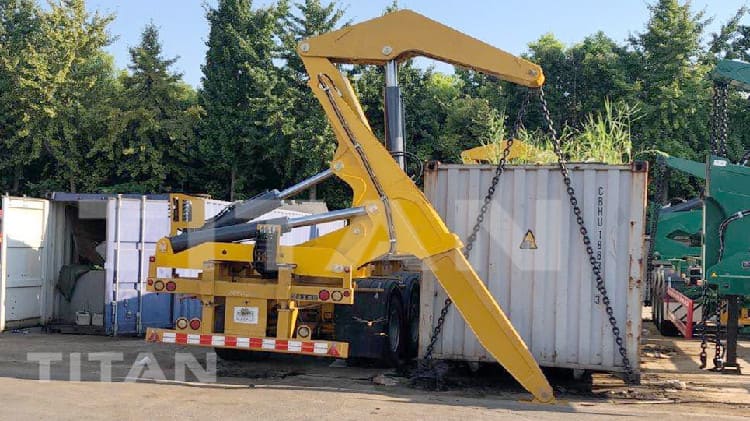 40Ft 37 Ton Container Side Loader Trailer is going to sent to Senegal