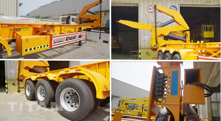 40Ft 37 Ton Container Side Loader Trailer is going to sent to Senegal