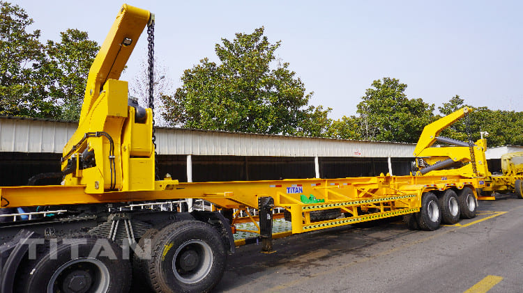 40Ft 37 Ton Container Side Loader Trailer is going to sent to Senegal