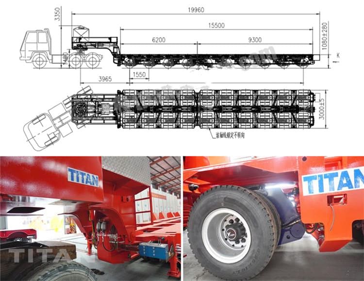 10 Axle Hydraulic Modular Axle Trailer is Ready for Senegal