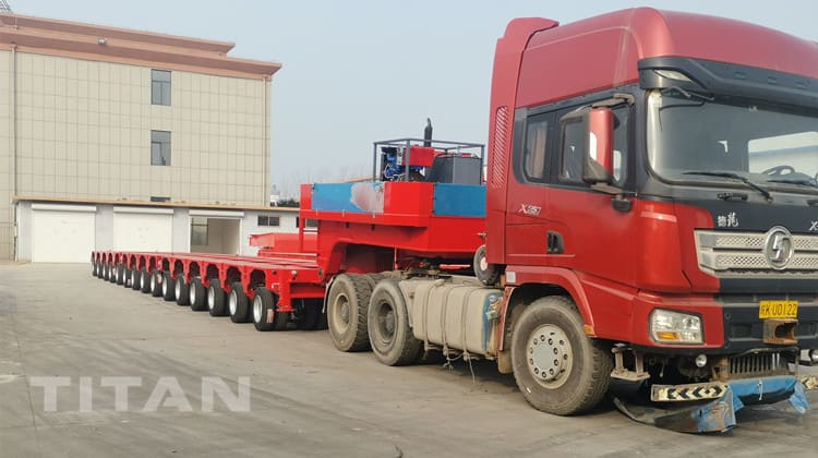 Wind Tower Transport Trailer for Sale in Vietnam
