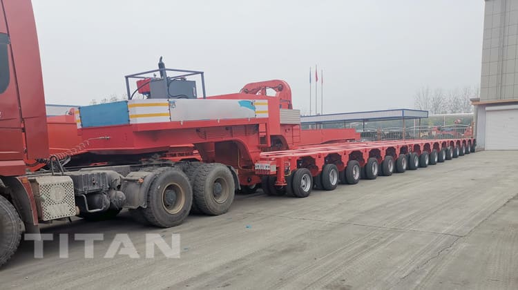 Wind Tower Transport Trailer for Sale in Vietnam