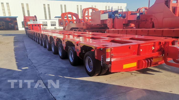 Wind Turbine Tower Transport Trailer 
