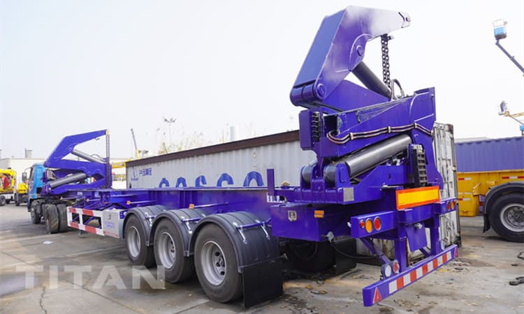 3 Axle 40 Ft Sidelifter Truck Trailer will be shipped to Fiji
