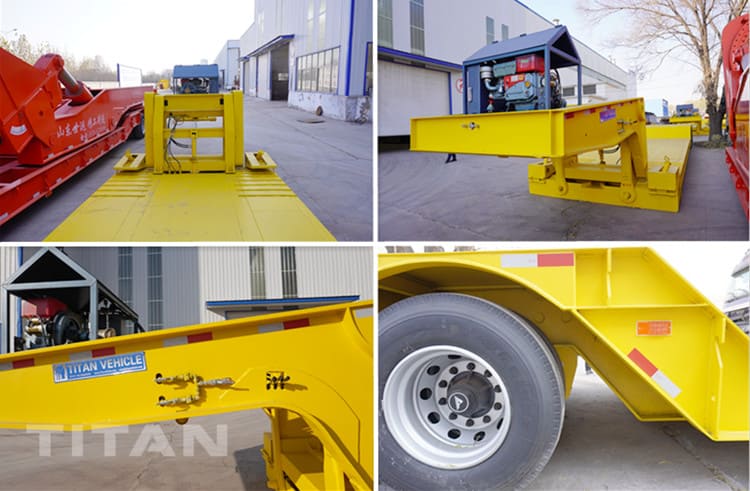 Details of  80 Ton Detachable Gooseneck Trailer 