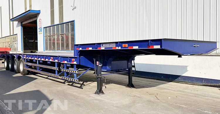 4 Axle Extendable Semi Trailer will be sent to Vietnam 