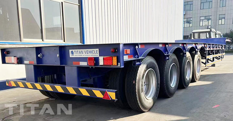 4 Axle Extendable Semi Trailer will be sent to Vietnam 