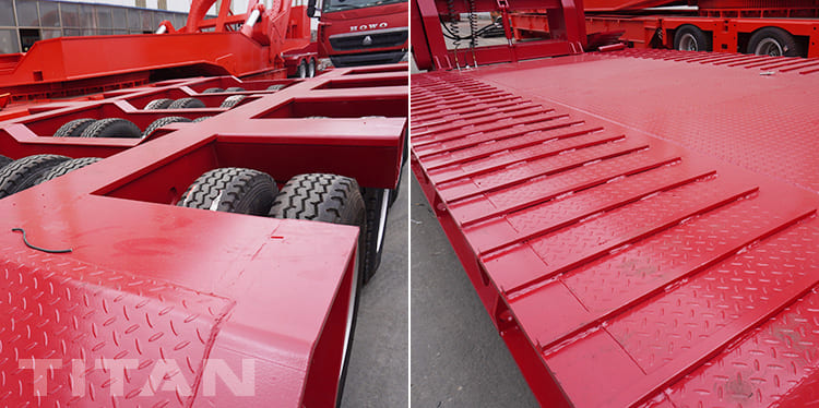4 Line 8 Axle Removable Gooseneck Lowboy Trailer for Sale in Nigeria