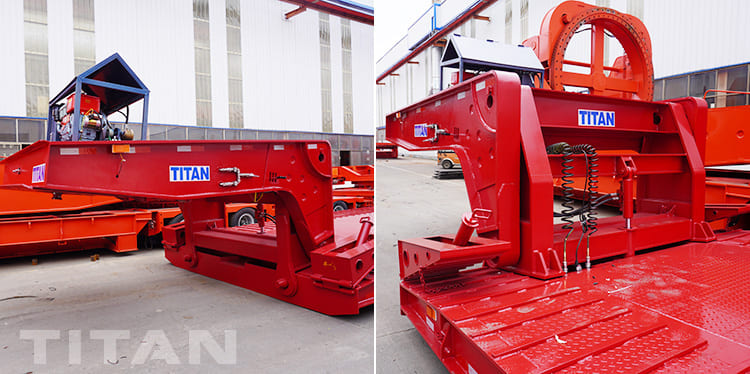 4 Line 8 Axle Removable Gooseneck Lowboy Trailer for Sale in Nigeria