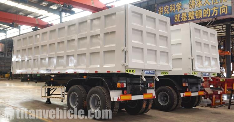 2 Axle 50 ton semi trailer tipper for sale in Nigeria Lagos