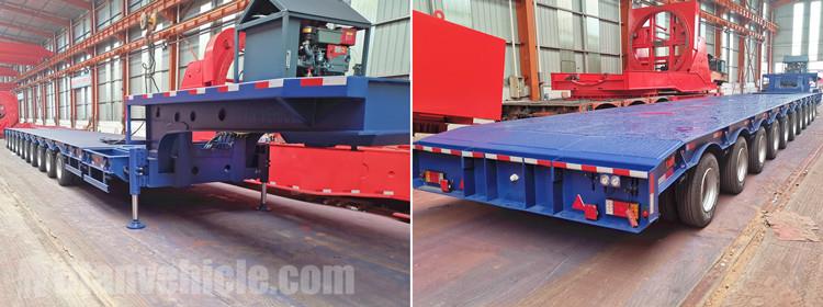 62m Extendable Trailer for Wind Turbine Blade Transportion for Sale in Vietnam