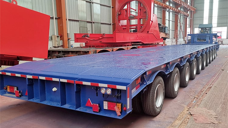 10 Axles Extendable Wind Tower Trailer for Sale in Vietnam
