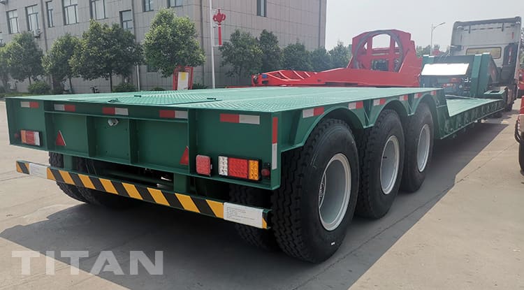 3 Axle 60 Ton Front Loading Low Bed Trailer for Sale in Philippines