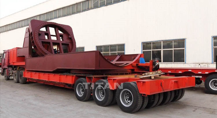 3 Line 6 Axle Wind Tower Adapter Trailer