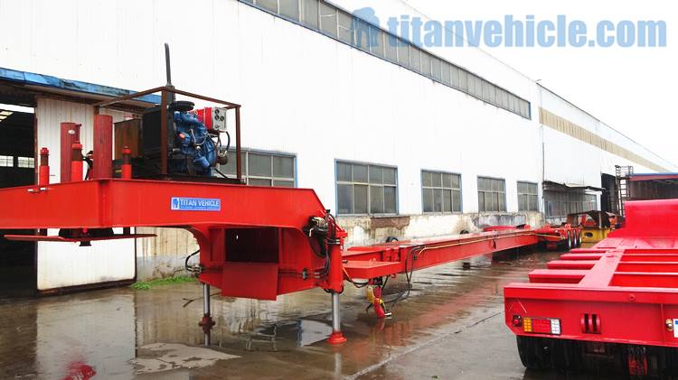 Windmill Transporter Tower Trailer also used for wind blades transporting