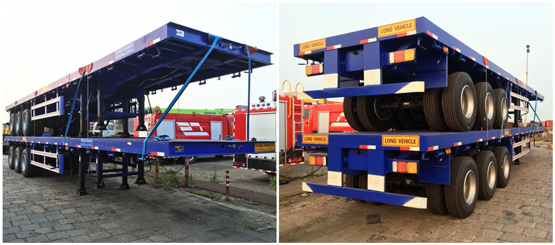 24m Extendable Flatbed Trailer