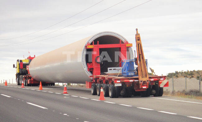 wind tower trailer