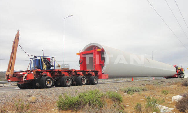 wind tower trailer