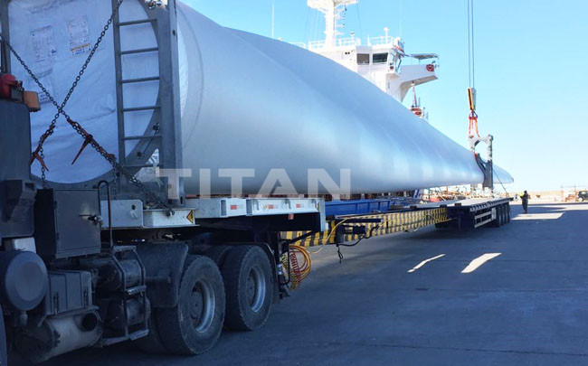 56m Long Vehicle Wind Blade Trailer
