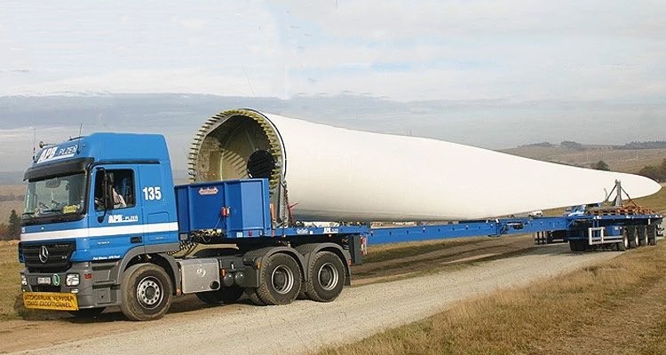 blade lifter wind blade trailer