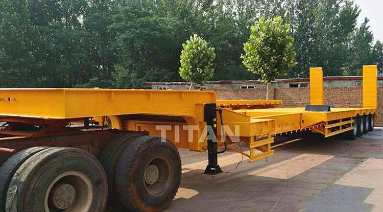 Telescopic Extendable Lowbed Trailer 