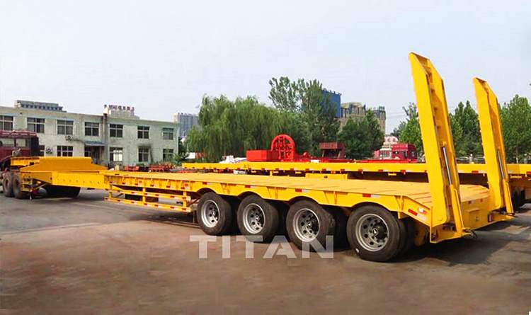 Telescopic Extendable Lowbed Trailer 