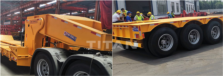 3 Axle 80 Ton Lowboy Trailer for Sale in Burundi