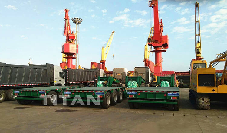 3 Axle 80 Ton Gooseneck Trailer For Sale In Chile
