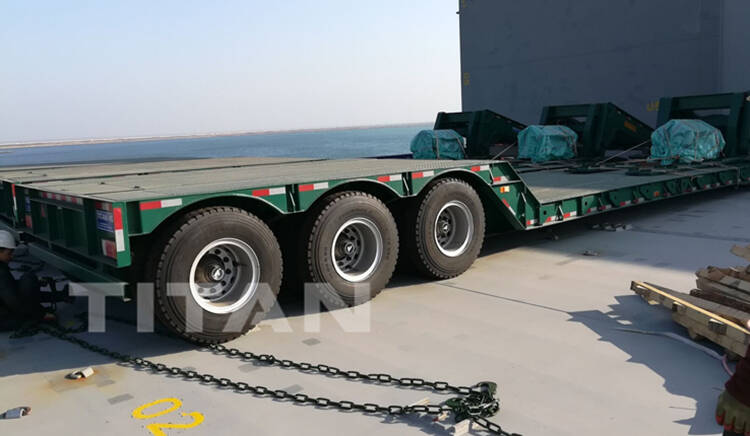 3 Axle 80 Ton Gooseneck Trailer For Sale In Chile