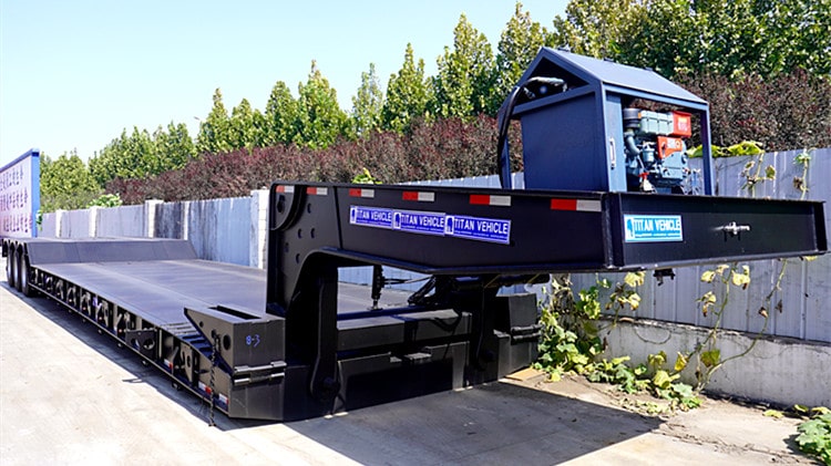 3 Line 6 Axle Lowboy Trailer For Sale In India