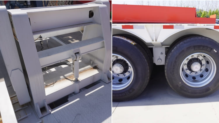 Tri Axle 60 Ton Semi Low Bed Loader Trailer  for Sale in Guinea
