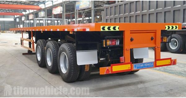 Tri Axle Flat Deck Trailer will be sent to Mali