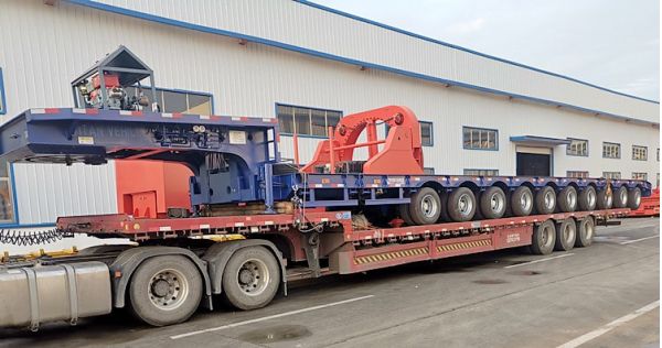 10 Axles Extendable Wind Tower Trailer for Sale in Vietnam