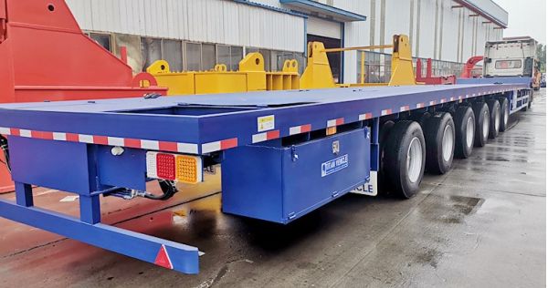  6 axle 62m extendable trailer will be sent to Vietnam