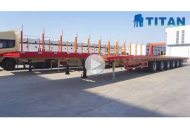 6 axle 62m extendable wind blade trailer
