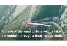 A Wind Turbine Blade Transporting
