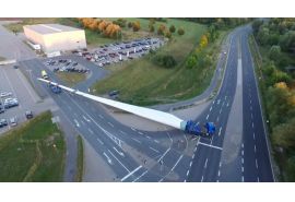 Windmill Blades Trailer Transportation