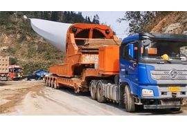 60 Meters Windmill Blade Transportation